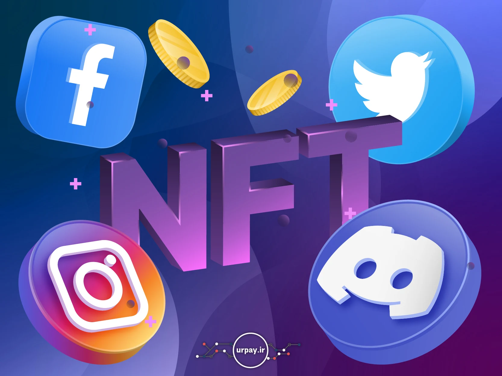 برای تبلیغ NFT از شبکه‌های اجتماعی مانند فیسبوک، توییتر و اینستاگرام استفاده کنید.
