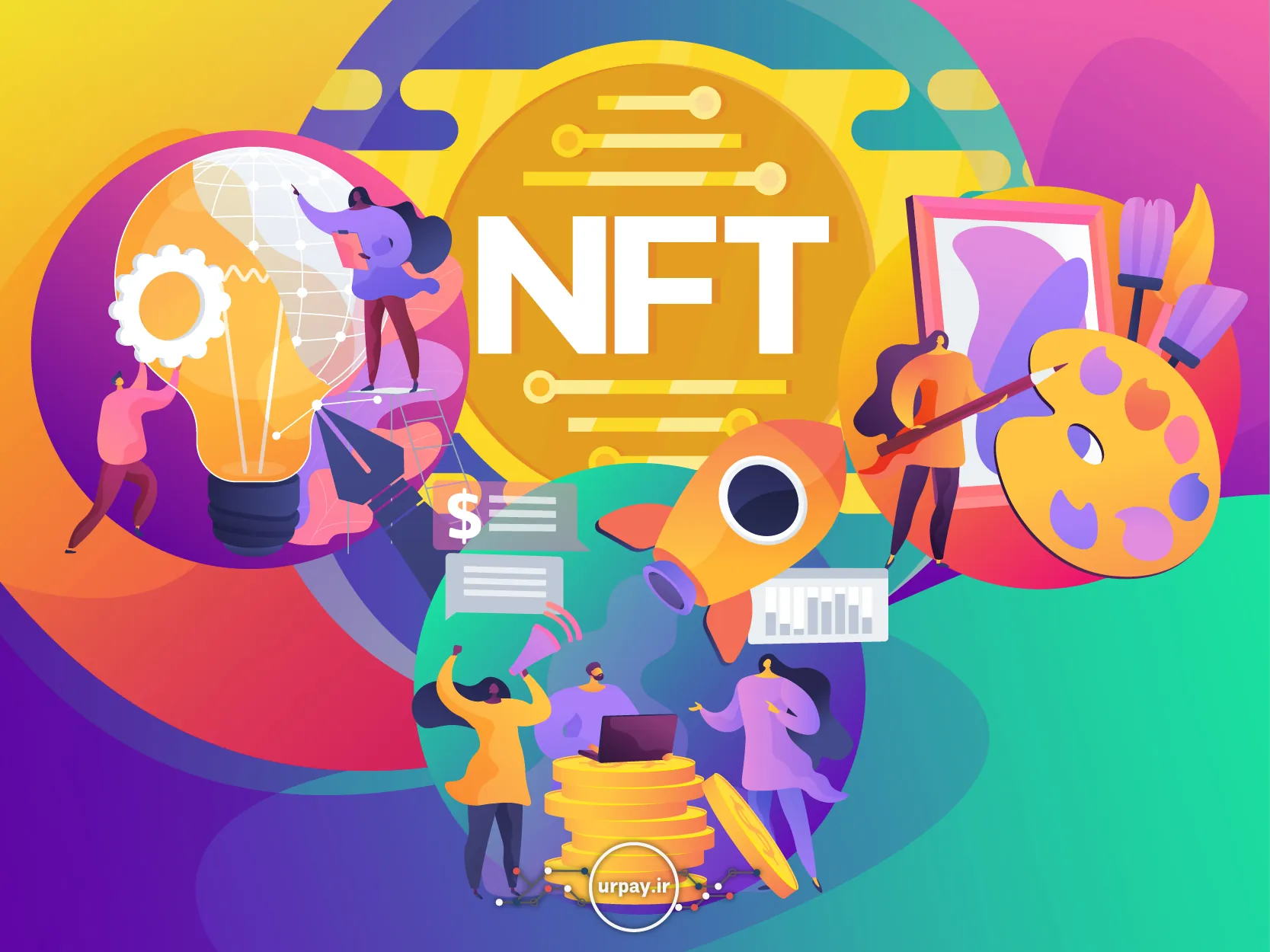جذب سرمایه‌گذاران، افزایش خلاقیت و همکاری با هنرمندان دلایل مهم تبلیغ NFT هستند.