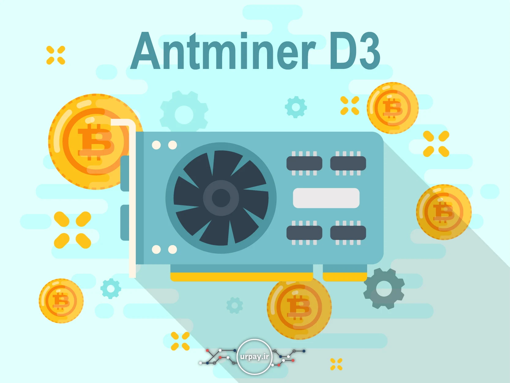 دستگاه Antminer D3 برای استخراج بیت کوین