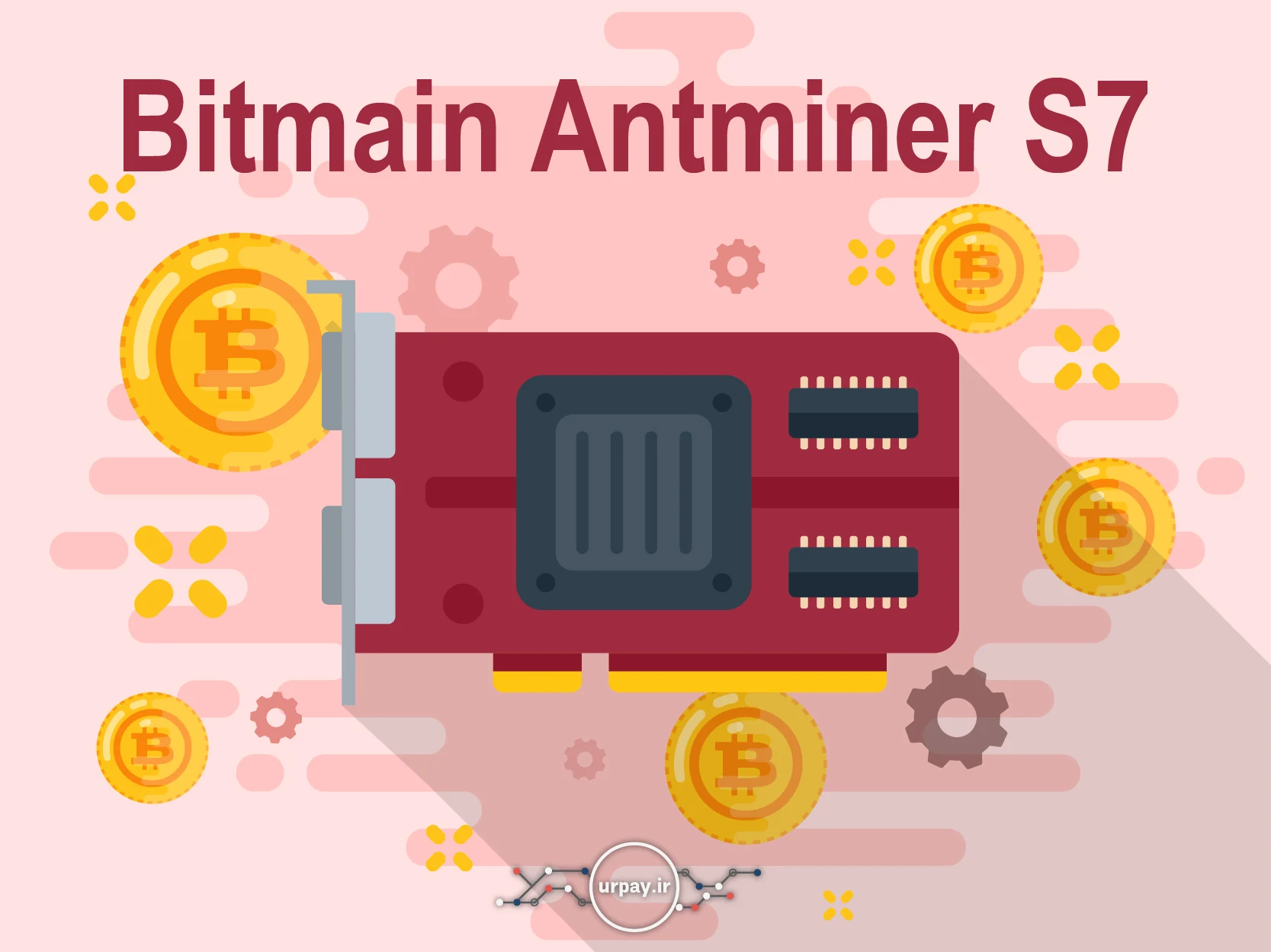 Bitmain Antminer S7 دستگاه مناسبی برای استخراج بیت کوین است.